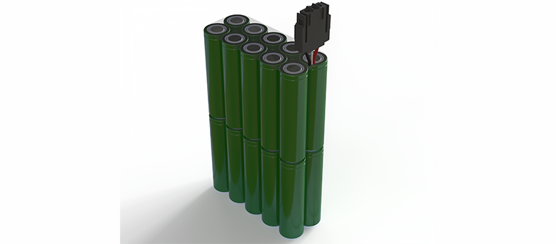Multi-Cell NiMH Custom Battery Pack with Integrated Thermal Switch