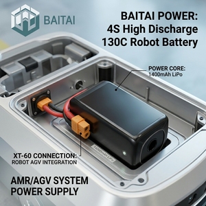 130C 1400mAh 4S High Discharge LiPo Battery