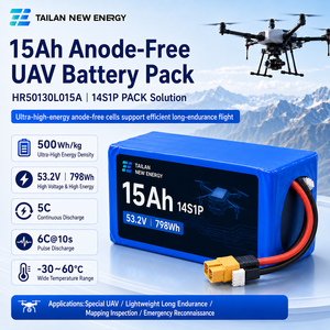 Anode-free High Energy Industrial Drone Battery Pack