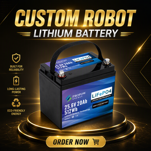 Custom Robot Lithium Battery 12V 24V 20Ah LiFePO4
